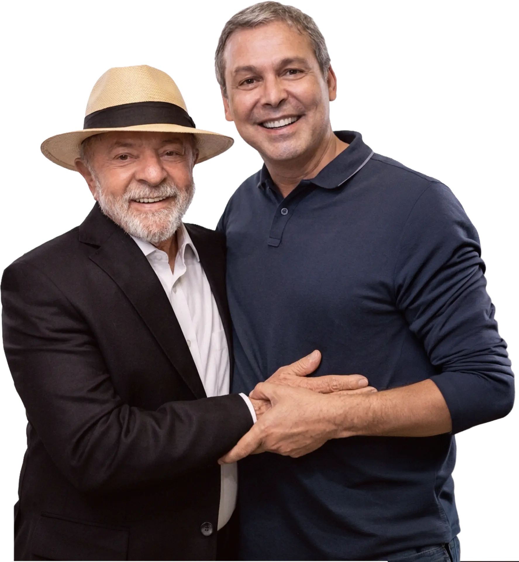 Lindbergh Farias ao lado do presidente Lula