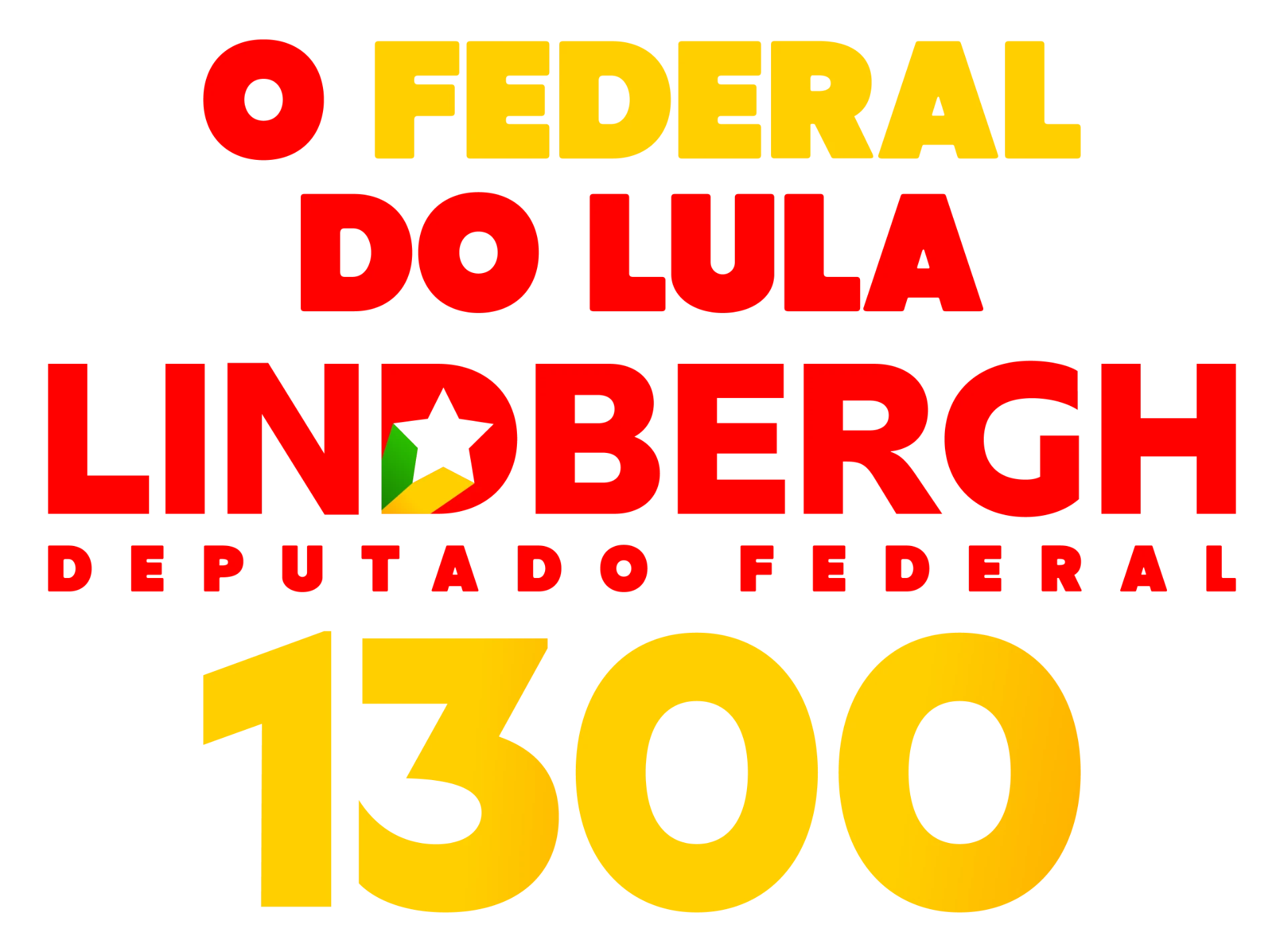Lindbergh 1300 — Deputado Federal, o Federal do Lula